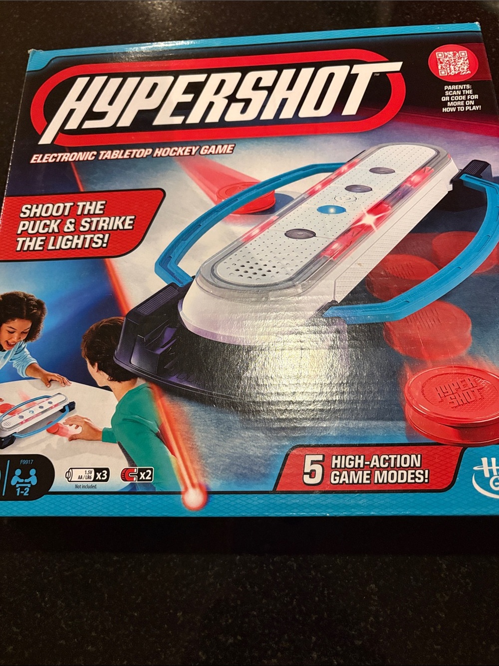 Hasbro Hypershot Electronic Tabletop Hockey Game - brand new in box